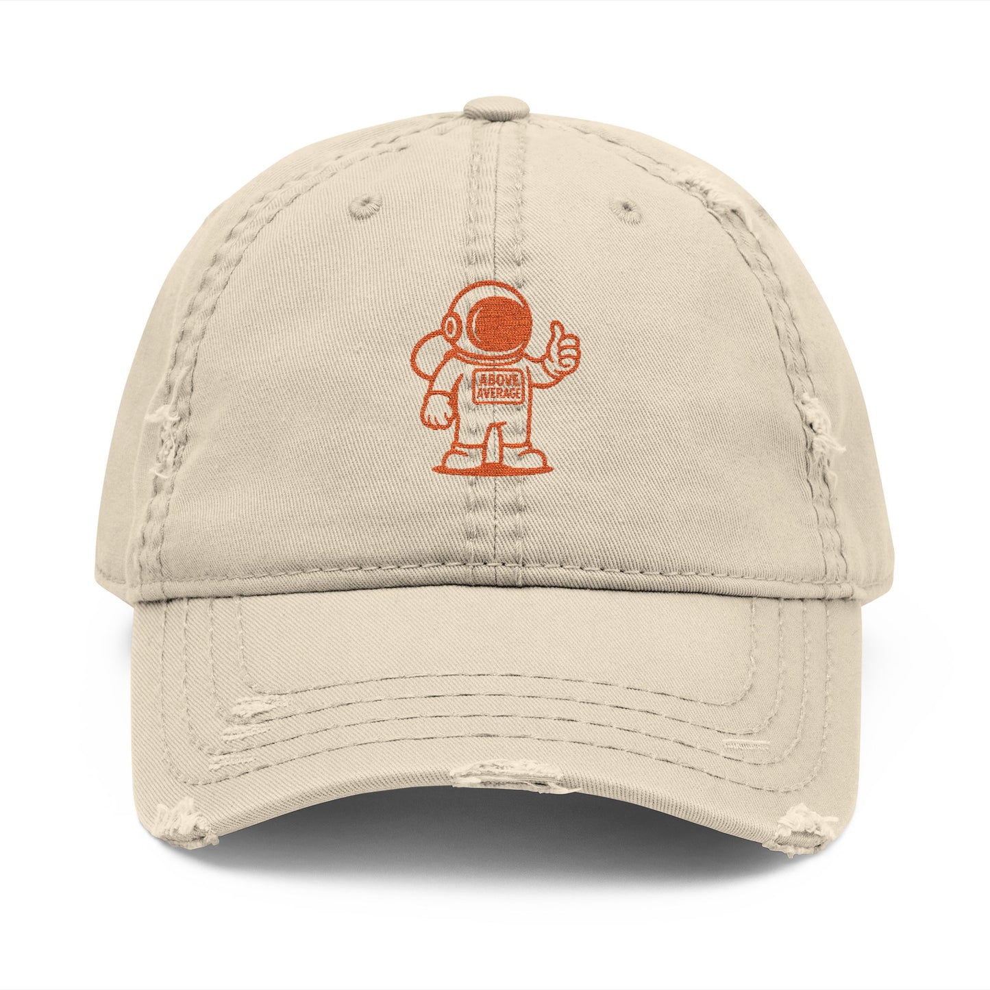 Above Average Distressed Dad Hat