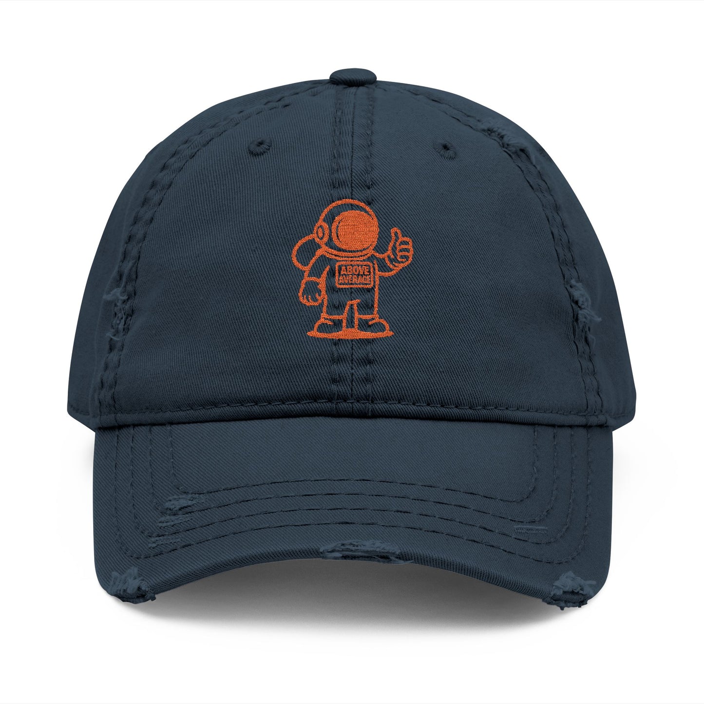 Above Average Distressed Dad Hat